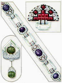 1920's GEOMETRIC JEWELRY