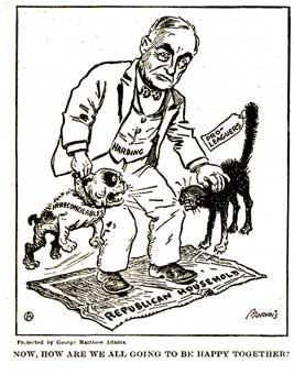 CARTOON OF PRES. HARDING
