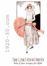 BOOK COVER SHOWING ONE HOUR DRESS 1924