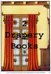 TWO  1920's DRAPERY BOOKS
