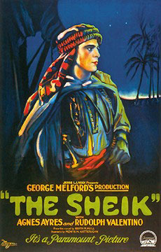 Valentino The Sheik Poster